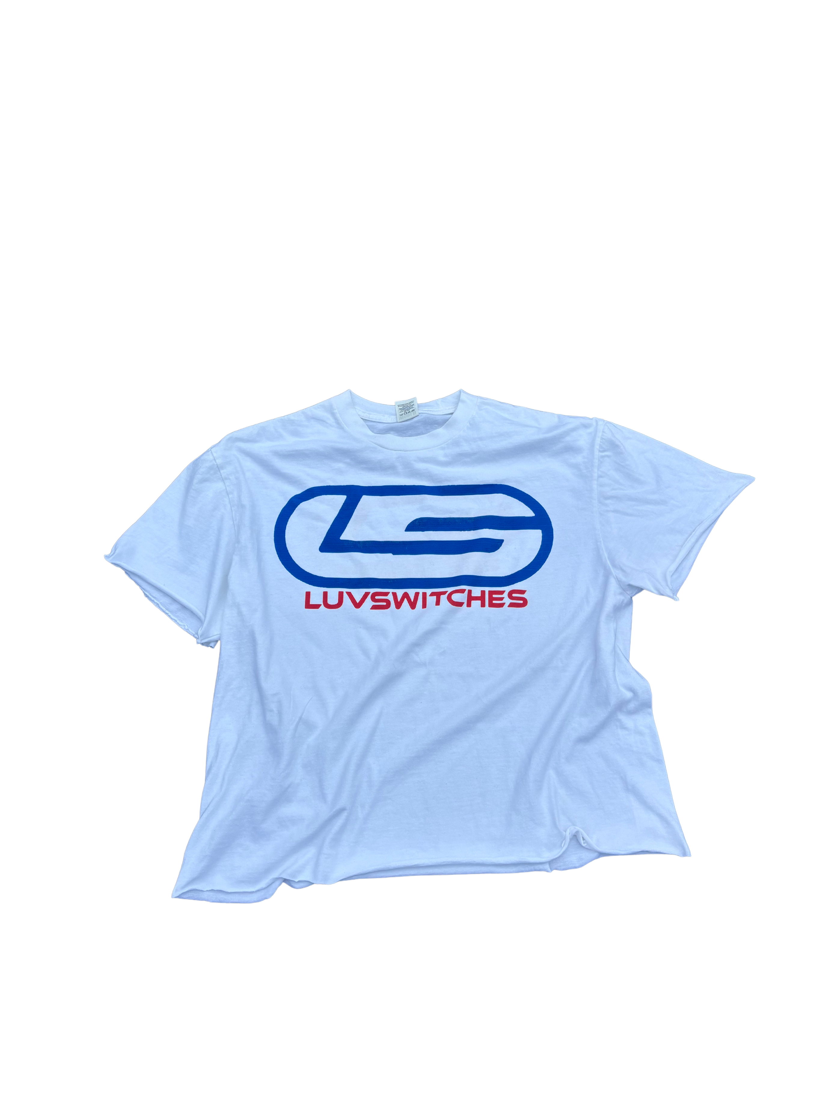 Blue and Red Logo Tee